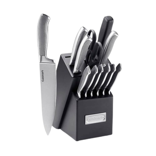 Graphix Collection 13 Piece Stainless Steel Knife Block Set